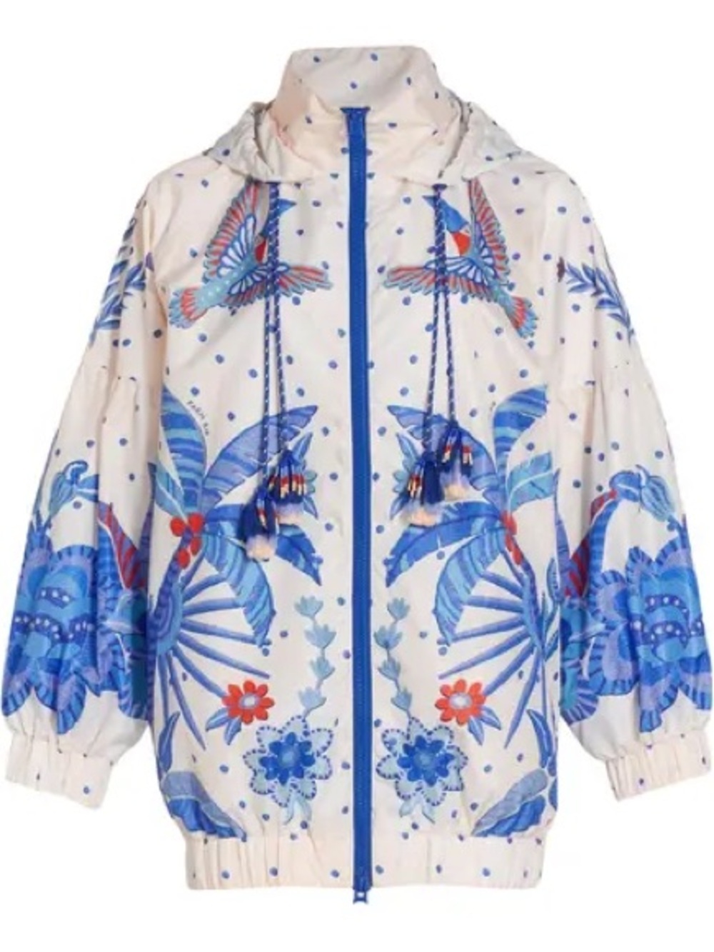 Farm Rio Zip-Up Windbreaker - Picture 1 of 4